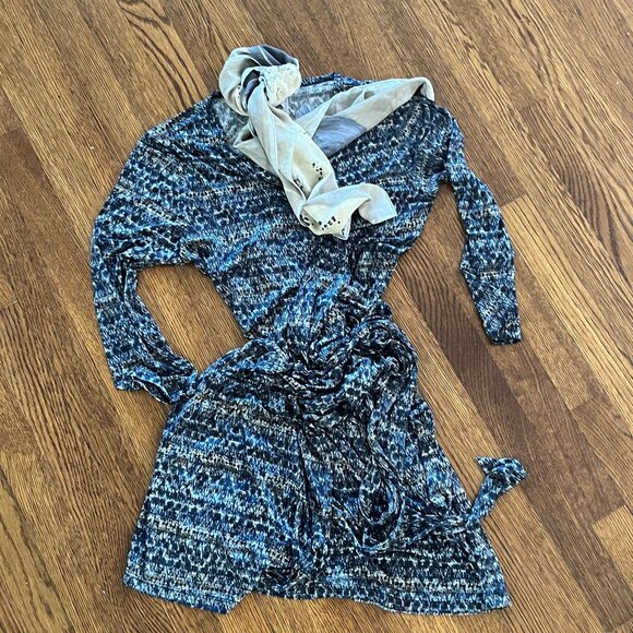 Drapey Soft Wrap Dress - XL - Kulayan - USA Brand Made in the Philippines - EUC - Picture 6 of 9